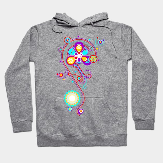 Psychedelic Hoodie by tuditees